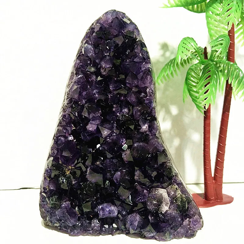 High Quality Uruguay Amethyst Stone Geode Quartz Crystal Cluster Home Room decoration display amethyste pierre naturelle Healing