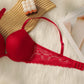 Women's sexy lingerie with smooth lace and steel rims gathered push up straps adjustable and comfortable bra A2162