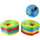 ZK40 4 Pcs Kids Arm Float Discs EVA Swim Float Colorful Discs Armbands Floating Sleeves Buoyancy Circles Rings