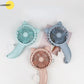 Cute Cat Fan Cartoon Handheld Fan Hand Pressed Manual Mini Portable Small Hand Cooling Summer Fan for Kids Adult Camping Outdoor