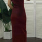 Women High Neck Sleeveless Glitter Bodycon Dress