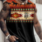 Men's Sleeveless T-Shirts Patterned Colorblocking 3D Printed Y2k Clothing Harajuku Casual Vest Daily Fitness Ethnic Print Tops