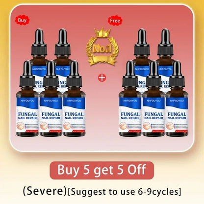 ʰᵉˡˡᵒ Fungal Nail Treatment Essence Oil Nail Fungus Laser Device Repair Toenail Fingernail Treatment Onychomycosis with Mushroom