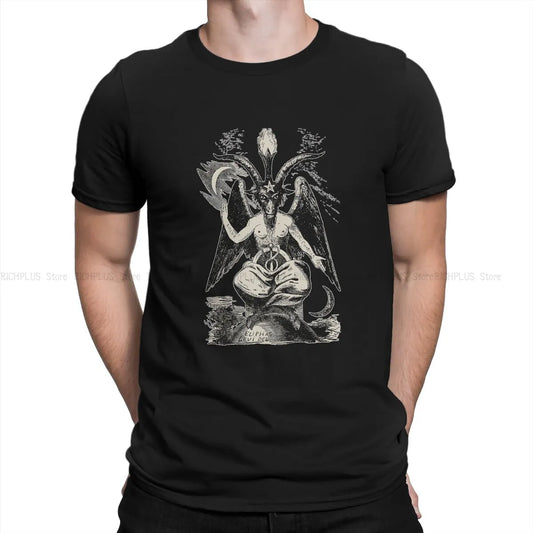 Baphomet Satan Lucifer TShirt Classic Classic T Shirt Homme Men Clothes Printing Big Sale