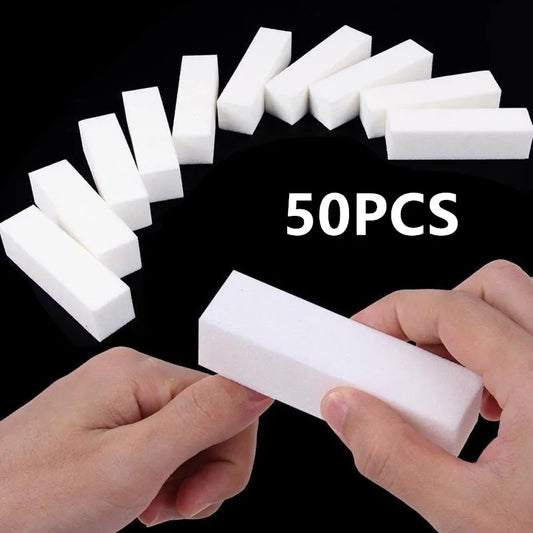 10/20/50Pcs Professional Nail Buffer Nail File Polisher Block Manicure Pedicure Files Sanding Polishing Sponge Nail Art Tools