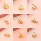 Men Women Nose Ring Clip Fake Septum Piering Rock Hip Hoop Punk Stainless Steel Body Jewelry Non Perforation Nose Clips Ring Z6