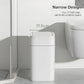 12L+16L Automatic Sensor Trash Can IPX4 Waterproof Bathroom Smart Trash Basket White Electric Toilet Wastebasket