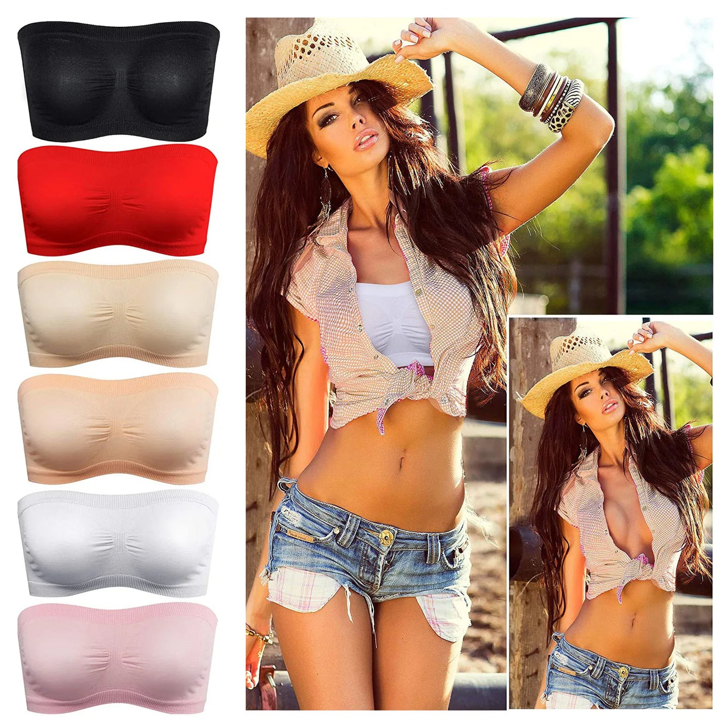 Breathable Mesh Tube Bra Strapless Crop Tops Women Ladies Sexy Bralette Bra Bandeau Summer Dress Shouderless Crop Top