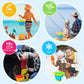 Foldable Silicone Bucket Beach Toys Summer Sand Playing Outdoor Toy Children Portable Folding Sandbox Bucket For Kids