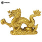 1Pc Good Lucky Golden Dragon Chinese Zodiac Twelve Statue Gold Dragon Statue Animals Sculpture Figurines Desktop Decoration