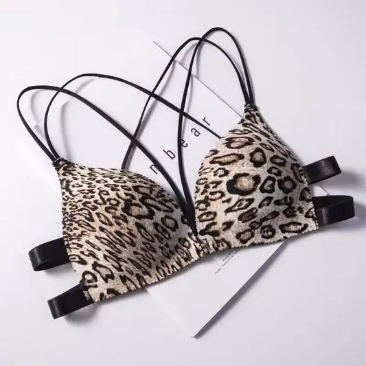 Women Flower Printed Bras Front Buckle Wireless Bralette Sexy Lingerie Comfort Push Up Floral Bras