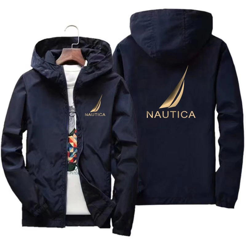 NAUTICA-Coupe-vent imperméable d'alpinisme pour hommes, veste d'extérieur, manteau de pêche, printemps et automne, été