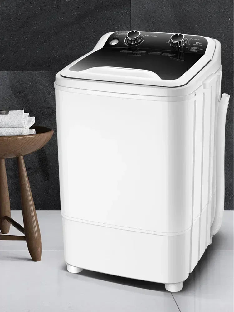 Washing Machine 7KG Single Barrel Semi-automatic Laundry Machine Compact Washing Machines UV Blue Light Clothes Washer