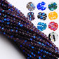 Zhe Ying New 2mm Electroplating AB Crystal Beads Small Loose Faceted Spacer Beads for Jewelry Making DIY Accessories
