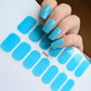 14Tips Nail Patch Baking-Free Gel Nail Sticker Long-Lasting Solid Color&Gradient Adhesive Nail Wraps DIY Nail Art Manicure Decor