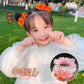 Children's Headdress Flower Hair Accessories Princess Little Girl Tie Up A Bun Hairstyle Flower Style Hair Band   Hair Ties