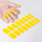 14pc Transparent Semi Cured Gel Nail Strips Nail Strengthening Gel Slider Long-Lasting Clear Crystal Gel Waterproof UV Stickers