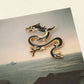 Fashion Suit Shirt Accessories Retro Dragon Totem Brooch Personality Men's Zodiac Pin