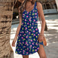 Women's Casual Print Summer Bohemian Beach Dress With Pockets V Neck Tank Dress Summer Dresses for Women 2024 Women's Dress