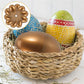 10pcs Golden Eggs Plastic Easter Eggs Fillable Easter Eggs Easter Egg Shape Candy Boxes Decoration Twisted Eggshell 55*75mm