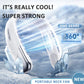 2024 New Neck Fan Portable Fan Wearable Fan Cooling Fan Bladeless Neck Fan Portable Air Conditioner Rechargeable Fan for Outdoor