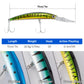 26.5g Minnow Fishing Lure Jerkbait Deep Diving Saltwater Hard Bait Trolling Lure Freshwater Fishing Plugs Mackerel Bluefish Bass