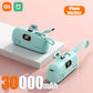 Xiaomi Mini Convenient Mobile Power Bank 30000mah Portable Fast Charging  suitable for iPhone 16 15 14 Samsung External Battery