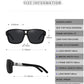 HOT WAVE Blue Mirror Sunglasses Men Polarized UV Ray Lense Eyewear Vintage Fashion Square Men's Sun Glasses HW08