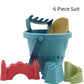 Children's Castle Sand Digging Sets Sand Scoop Summer Toy Beach Toys Sand Box for Kids Outdoor Baby Educational Interactive Gift