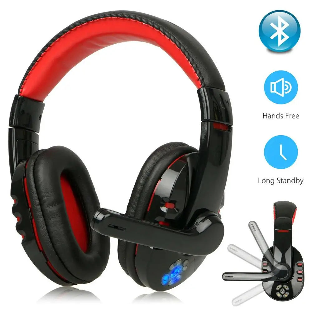 Wireless Gaming Headset for Xbox PC PS4 With Mic LED Volume Control Noise Cancelling Games Earphones Headphones Accessories