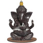 1pc Ganesha Waterfall Incense Burner, Ceramic Backflow Censer Incense Holder, Yoga Aromatherapy Elephant Ornament Home Decor