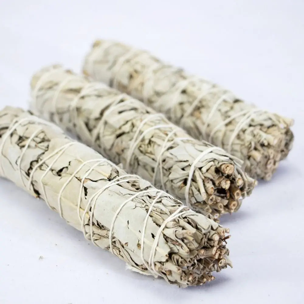 Portable White Sage Bundle Practical 10cm California Smudge Stick Wand Multifunctional Natural Spiritual Incense Sticks