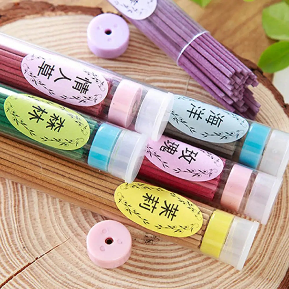 50 Sticks Incense Burner Fragrance Spices Natural Aroma Sandalwood Air Freshener