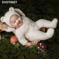 Dvotinst Baby Newborn Photography Props Soft Knitted Cute Bear Hat Bonnet Outfits 2pcs Set Fotografia Studio Shoots Photo Props