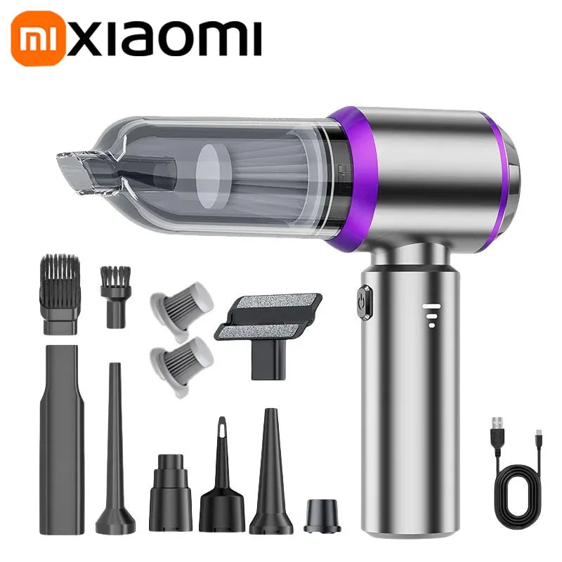 Xiaomi Car Vacuum Cleaner 1200000PA Highly Strong Suction Blow Fourfold-use Wireless Vehicle Vacuum Cleaner Mini For Wet And Dry