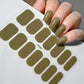 14Tips Nail Patch Baking-Free Gel Nail Sticker Long-Lasting Solid Color&Gradient Adhesive Nail Wraps DIY Nail Art Manicure Decor