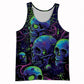 Trend Skull Pattern Tank Top For Men Fashion Summer Sleeveless Abstract 3D Printed Vest Cool Streetwear Hip Hop Undershirts Tank