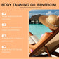 Body Tanning Oil Indoor Tanner Outdoor Seaside Beach Suntan Repair Hydrating Moisturizing Sunless Natural Bronzer Body Oil Care