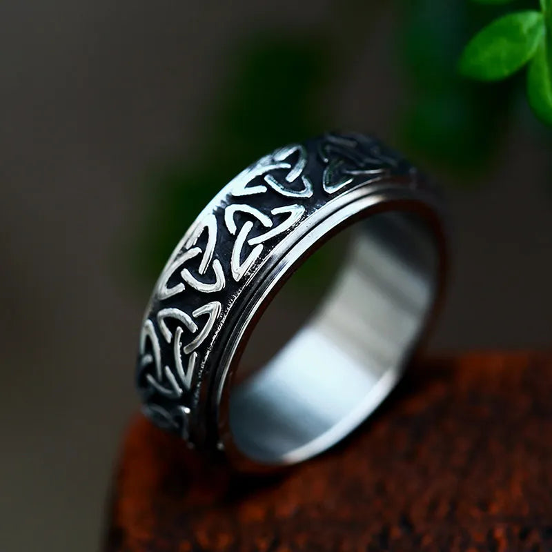 Beier 316L Stainless Steel Fashion Style MEN Women Fashion Odin Norse Viking Totem Amulet Rune Words Rings Jewelry LR-R143