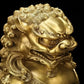 1pairs Feng Shui  Attracting Wealth Copper animal Lion Ornaments Home Living Room Bedroom Office Figurines