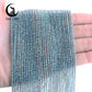 Zhe Ying New 2mm Electroplating AB Crystal Beads Small Loose Faceted Spacer Beads for Jewelry Making DIY Accessories