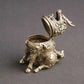 Brass Qilin Incense Burner Fengshui Gifts Sculptures Figurines Statuette Copper