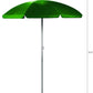 a Picnic Time Brand Outdoor Canopy Sunshade Beach Umbrella 5.5' - Small Patio Umbrella - Beach Chair Umbrella