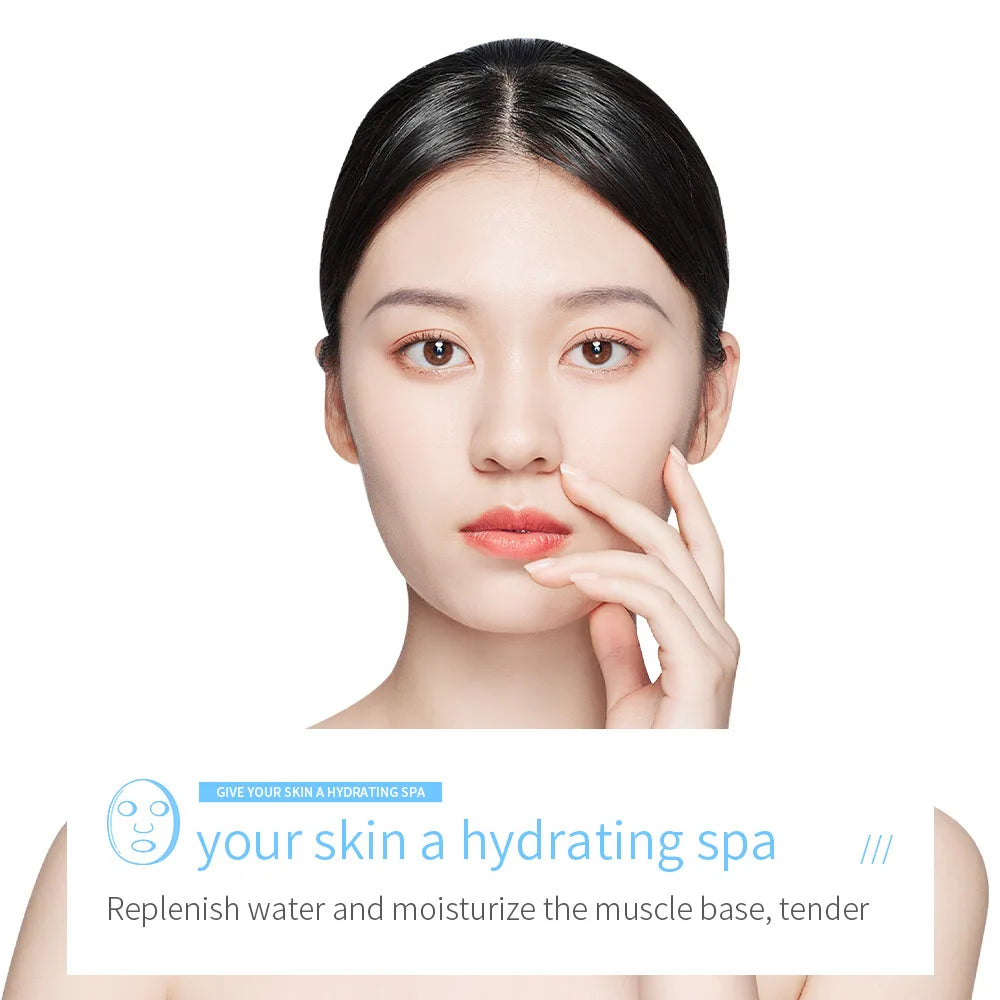 10pcs BIOAQUA Centella Collagen Face Mask Moisturizing Firming Face Sheet Mask Hyaluronic Acid Facial Masks Beauty Skin Care