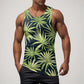 Men Vest Casual Comfortable Soft Breathable Fashion Printed Beach Tank Top Compression Hawaiian Vacation Pullover Plus Size