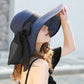 Women Summer Beach Travel Straw Hat Korean Seaside Big Hat Brim Sunblock Sunshade Holiday Foldable Fashion Big Cool Hat