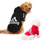 Winter Pet Dog Clothes Adidog Sweatshirts Fleece Warm Coat Clothing for Small Large Dogs Chihuahua Hoodie Pet Costume S-9XL