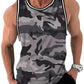 Men's Retro Ethnic Print Crew Neck Tank Top Texture Plaid Stripe 3d Vest Fashion Street Sleeveless Breathable Casual Sport Tops