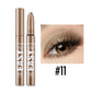 12 Colors Pearly Eyeshadow Stick Waterproof Glitter Matte Nude Eye Shadow Pencil High Pigmented Shimmer Eyeshadow Makeup Tool