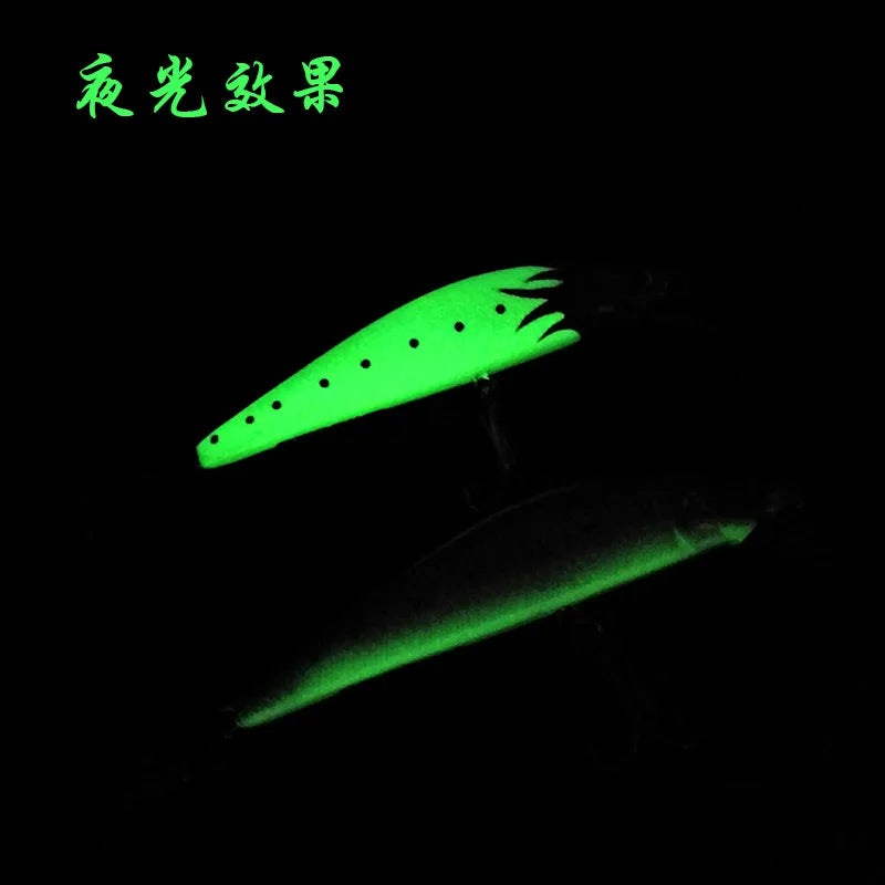 Lure Lure Luminous Fake Fish Sea Fishing Diving Mino Topmouth Culter Mackerel Sea Bass Bait Snakehead Rod Bait